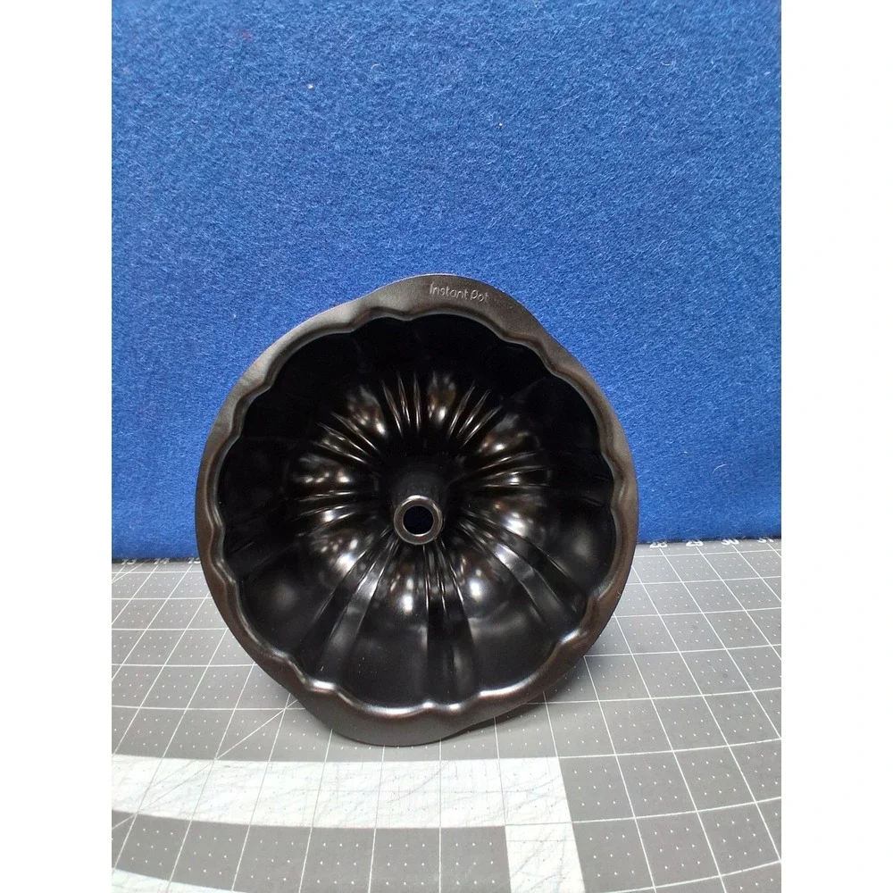 Instant Pot Fluted Cake Pan Dark Gray Nonstick Pressure Cooker Accessory